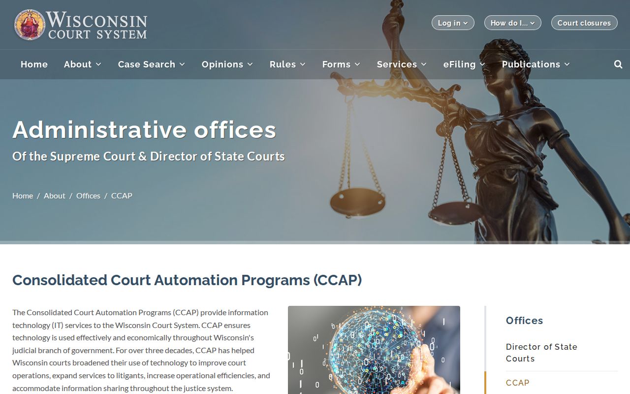 Wisconsin court disposition guidance for Burnett County booking cases
